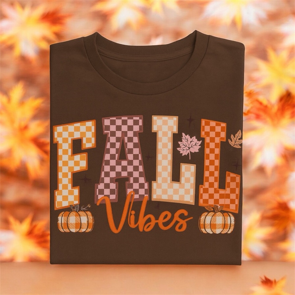 Fall Vibes Graphic Tee You Pick the Color!